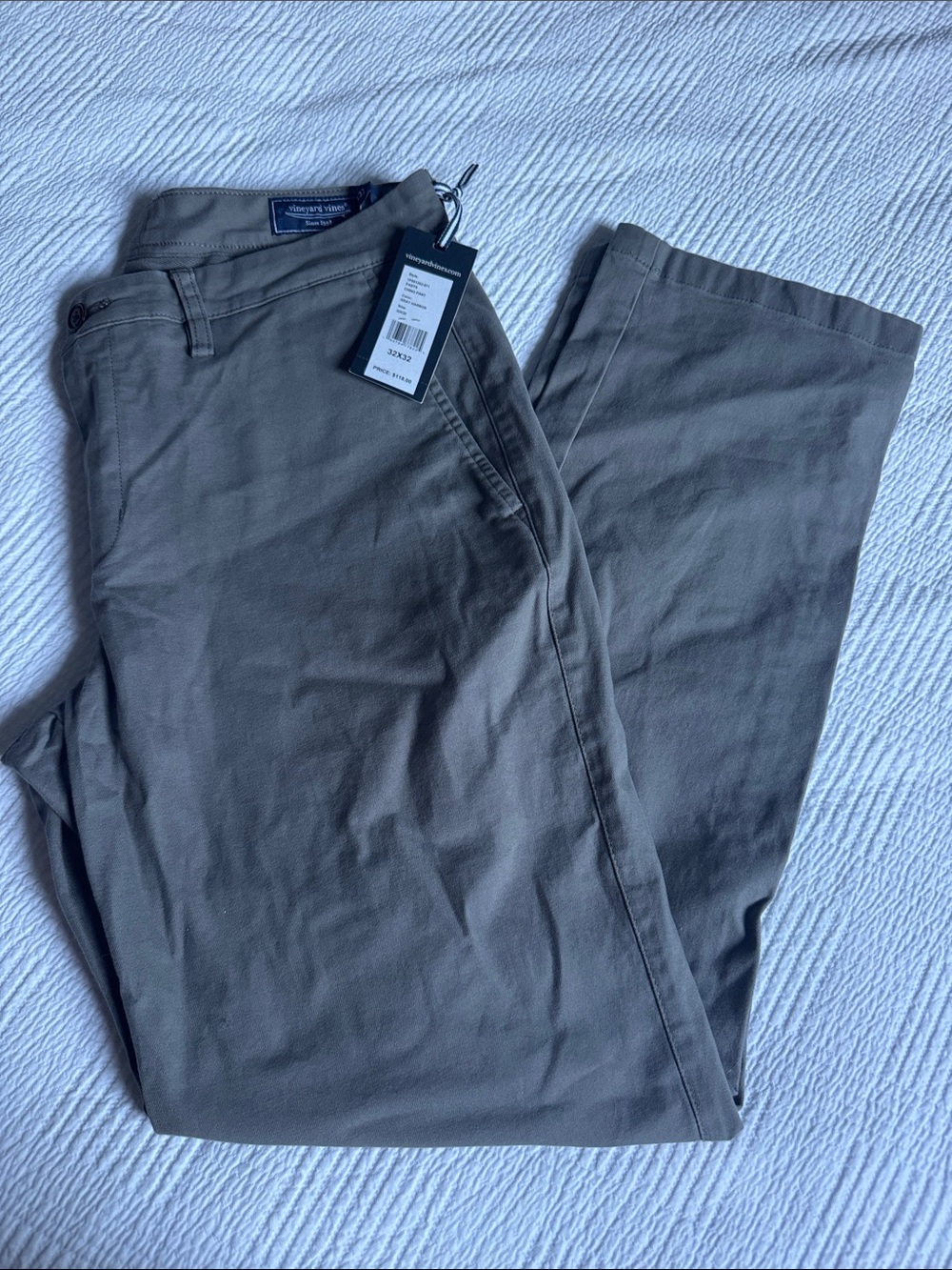 Vineyard Vines Men's Chinos in Slate Gray